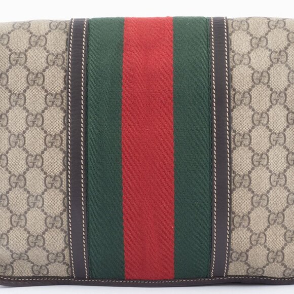 GUCCI Brown Leather Shoulder Bag - Picture 2 of 13